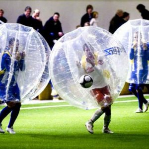 bubble football