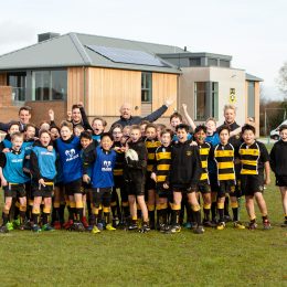 Matt Dawson MBE Opens Caterham School sports pavilion (1)