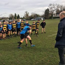 Matt Dawson coaches Rugby at Caterham