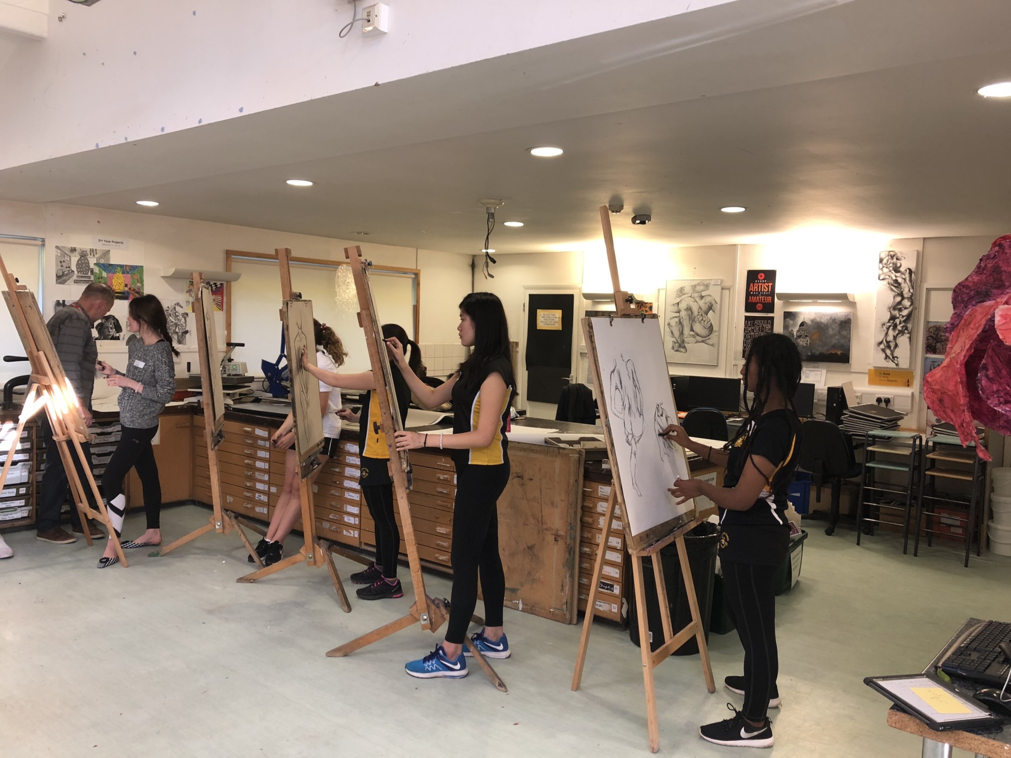 Life drawing session at Project Ability - Project Ability