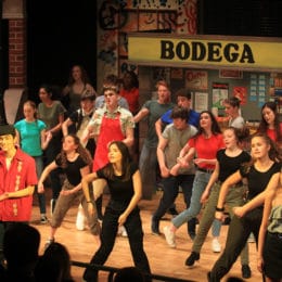 Caterham School, Winter Production - "In The Heights" dress rehearsal.  The Tony award-winning musical In The Heights tells the story of the vibrant residents of New YorkÕs Washington Heights; a place where the community is on the brink of change, where t