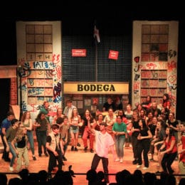 Caterham School, Winter Production - "In The Heights" dress rehearsal.  The Tony award-winning musical In The Heights tells the story of the vibrant residents of New YorkÕs Washington Heights; a place where the community is on the brink of change, where t