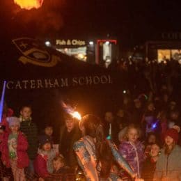 Fireworks Evening At Caterham School, Surrey. 2021.