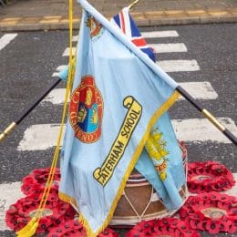 Remembrance Service At Caterham School, Surrey. 2021.