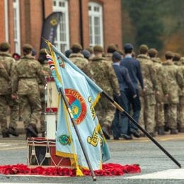 Remembrance Service At Caterham School, Surrey. 2021.