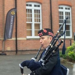 Remembrance Service At Caterham School, Surrey. 2021.