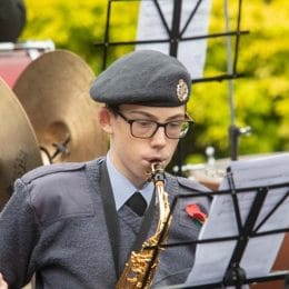 Remembrance Service At Caterham School, Surrey. 2021.