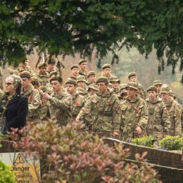 Remembrance Service At Caterham School, Surrey. 2021.