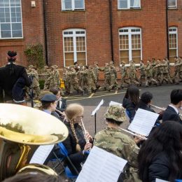 Remembrance Service At Caterham School, Surrey. 2021.