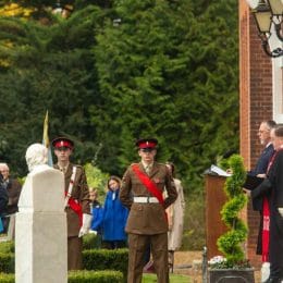 Remembrance Service At Caterham School, Surrey. 2021.