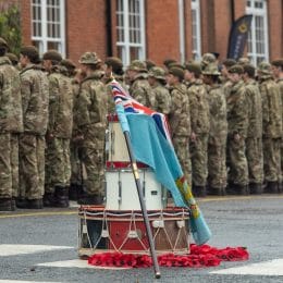 Remembrance Service At Caterham School, Surrey. 2021.