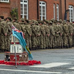 Remembrance Service At Caterham School, Surrey. 2021.