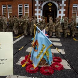 Remembrance Service At Caterham School, Surrey. 2021.