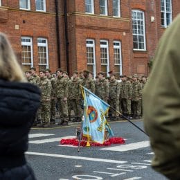 Remembrance Service At Caterham School, Surrey. 2021.