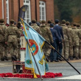 Remembrance Service At Caterham School, Surrey. 2021.