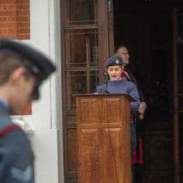 Remembrance Service At Caterham School, Surrey. 2021.