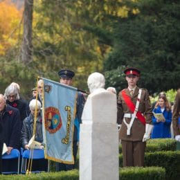 Remembrance Service At Caterham School, Surrey. 2021.