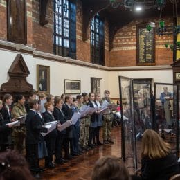 Remembrance Service At Caterham School, Surrey. 2021.