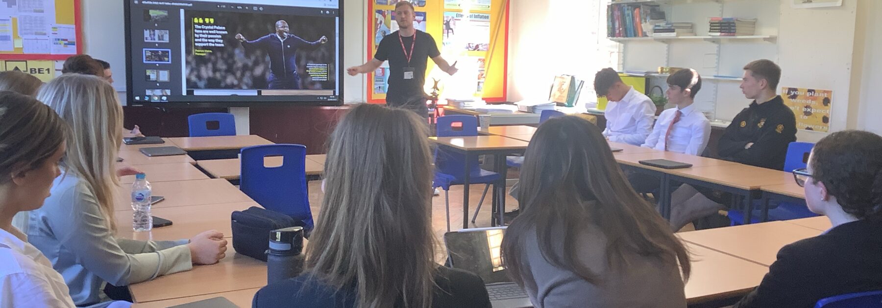 OC Joe Long Visits Business Studies