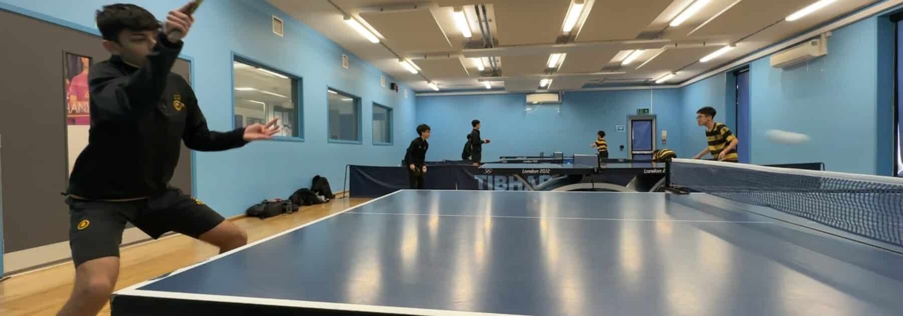 Table Tennis Teams Compete at Surrey Schools Competition