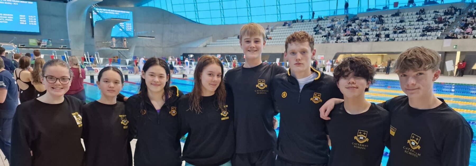 Relay Team Compete at Olympic Park