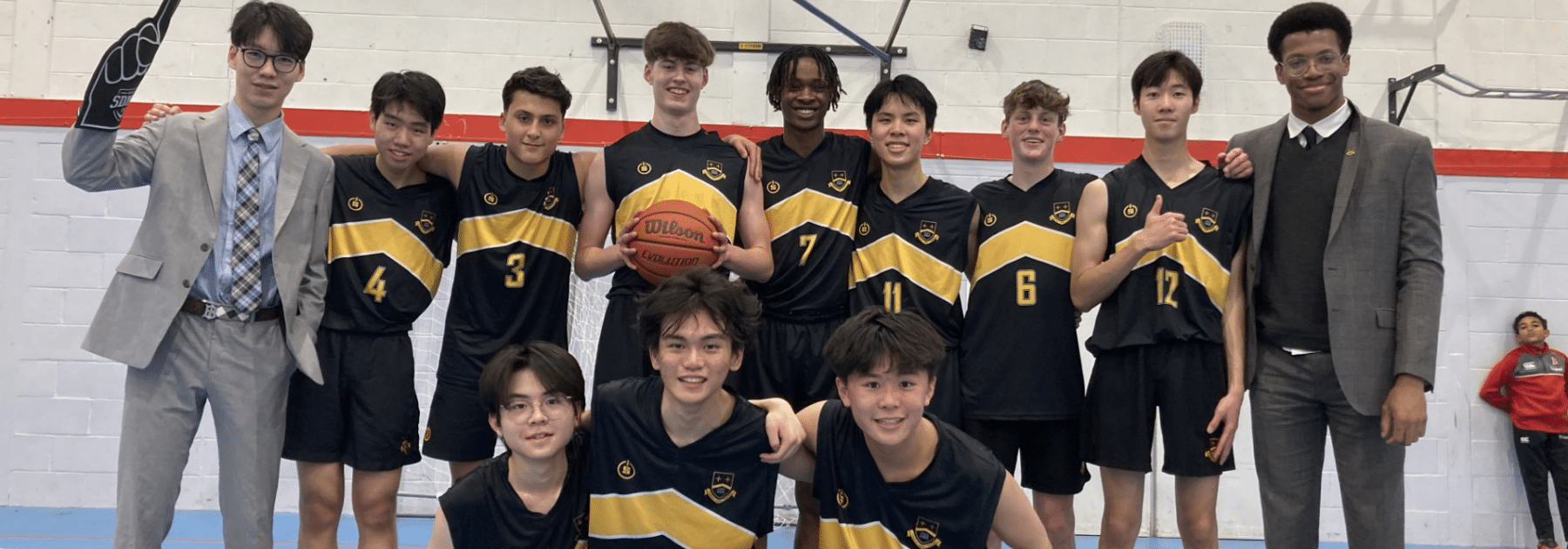 Under 16 Basketball Team Victorious