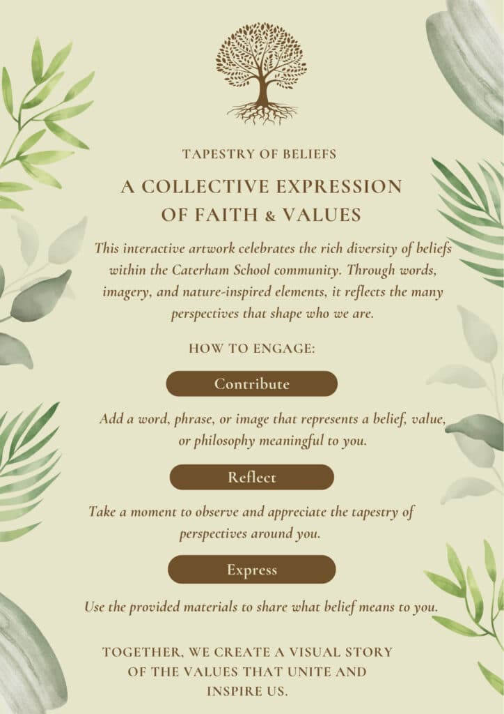 Green Brown Creative Holy Week Poster