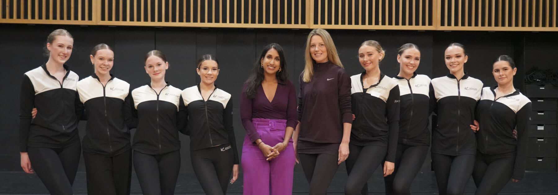 Performance for local MP by England Dance World Cup Team