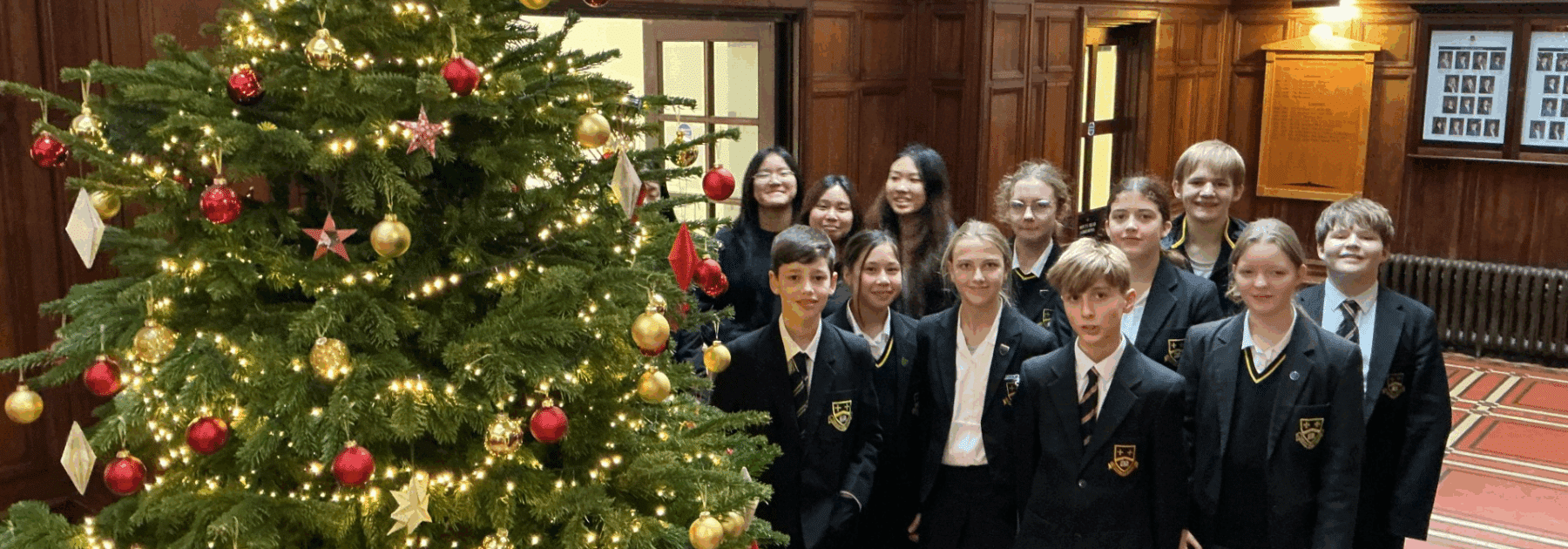 Festive Folds for the School Tree