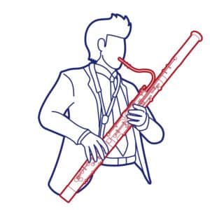Bassoon,Musician,Orchestra,Instrument,Graphic,Vector