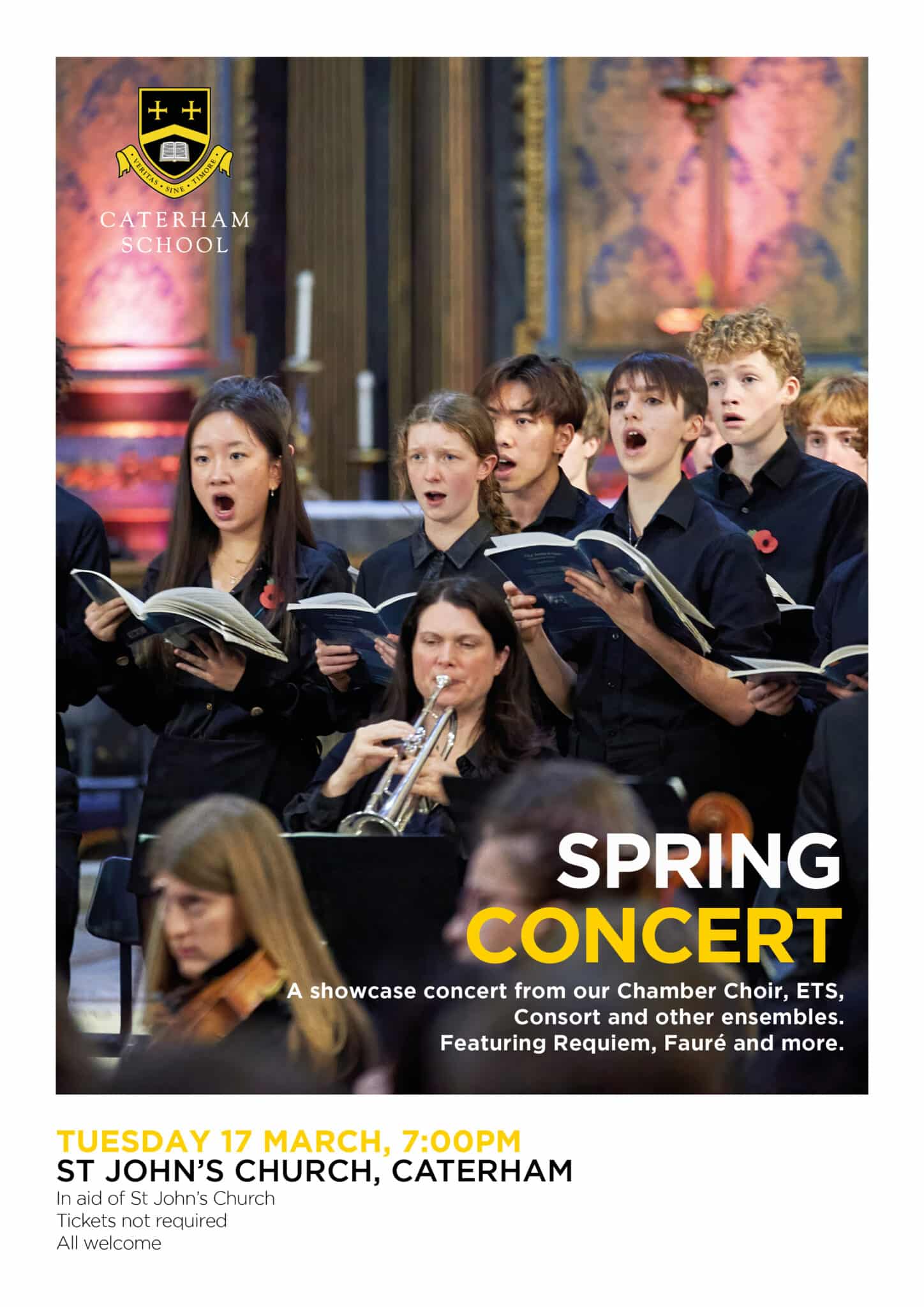 Spring Concert 2026 A4 Poster