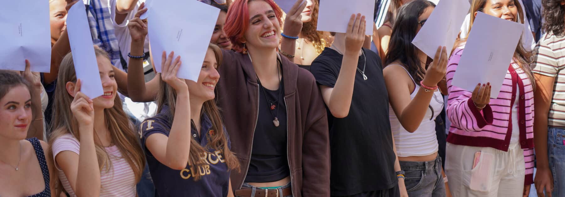 RECORD GCSE RESULTS PUT CATERHAM PUPILS ON CLOUD NINE!