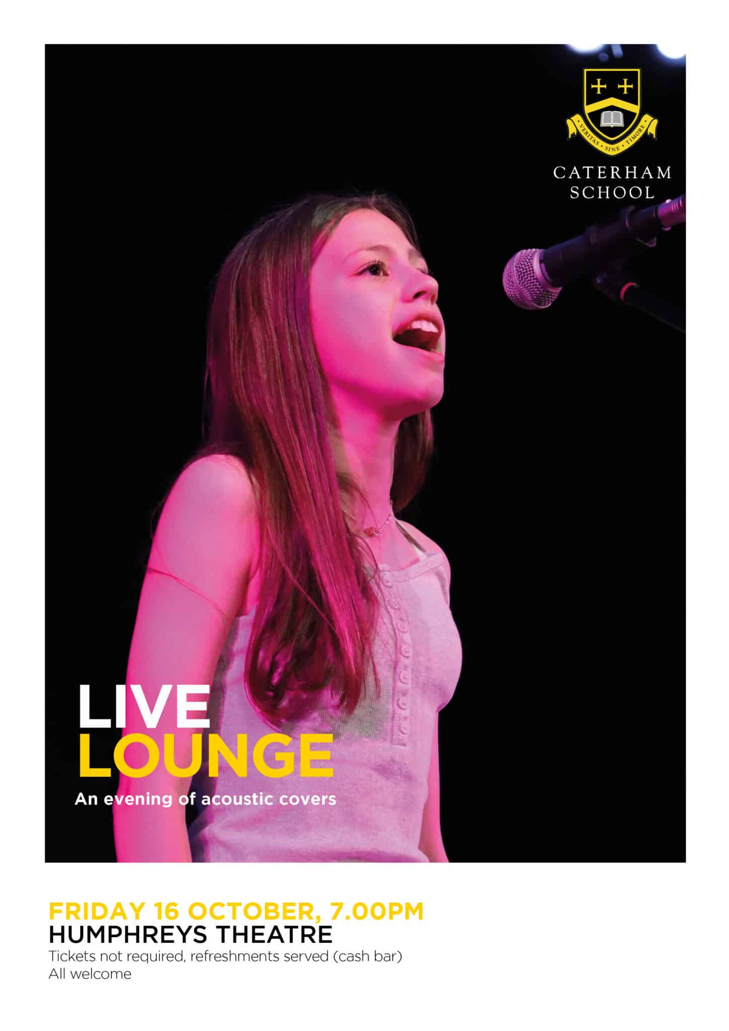 Live Lounge A4 Poster 2026